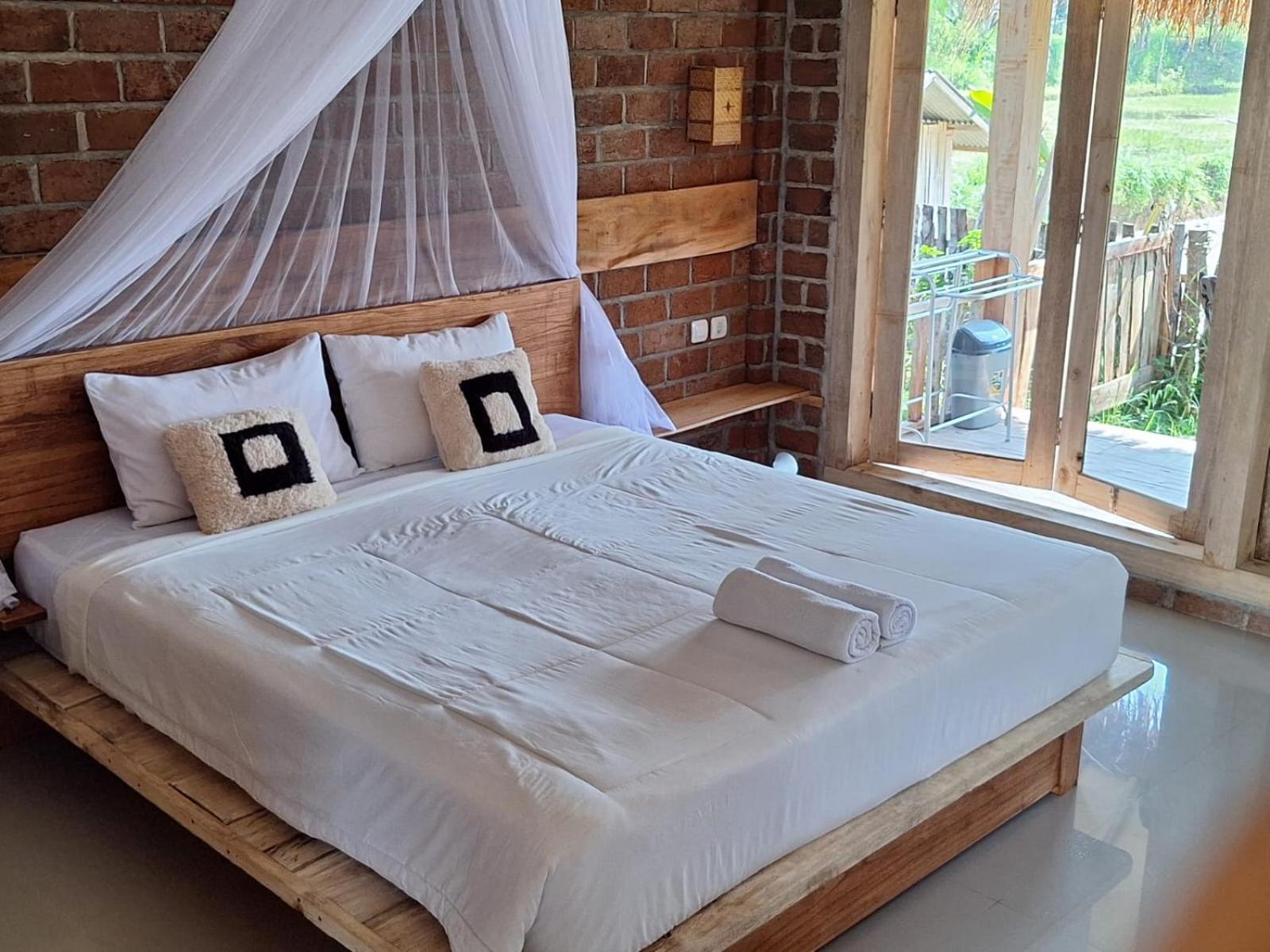 Bunga Maliq Bungalow Lombok Tetebatu Quarto foto